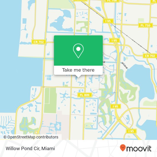 Willow Pond Cir map