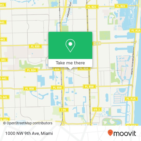 1000 NW 9th Ave map