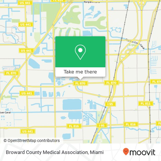 Mapa de Broward County Medical Association