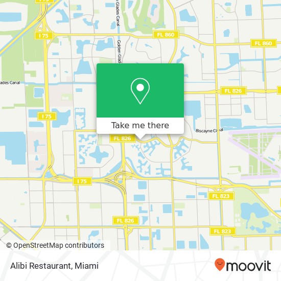 Alibi Restaurant map