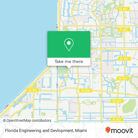 Florida Engineering and Devlopment map