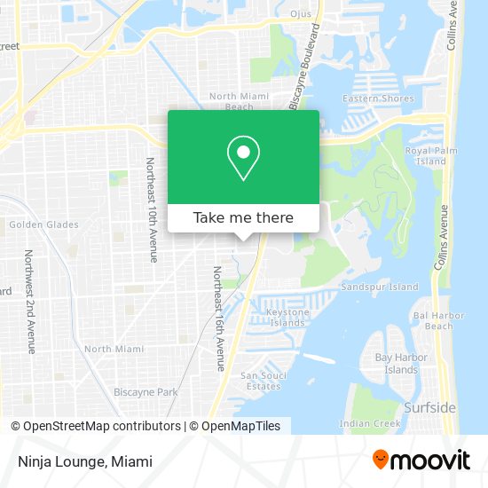 Mapa de Ninja Lounge