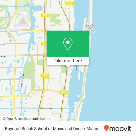 Boynton Beach School of Music and Dance map