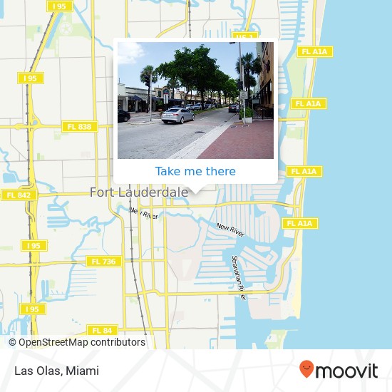 Las Olas map