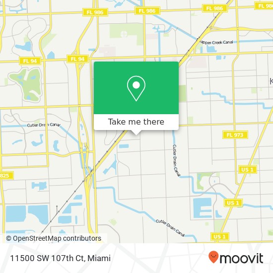 11500 SW 107th Ct map