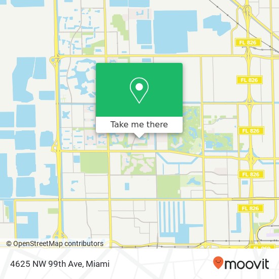 4625 NW 99th Ave map