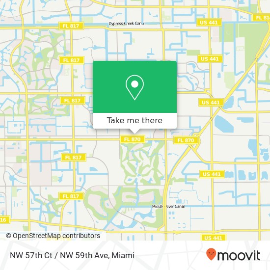 Mapa de NW 57th Ct / NW 59th Ave
