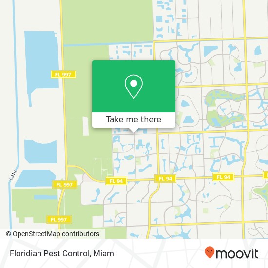 Floridian Pest Control map