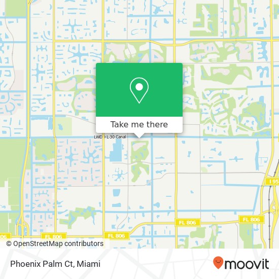 Phoenix Palm Ct map