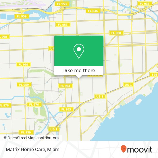 Matrix Home Care map