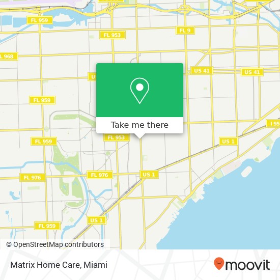 Matrix Home Care map