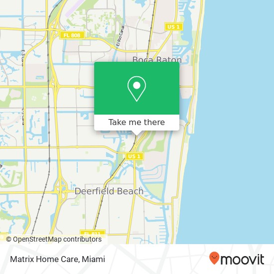 Mapa de Matrix Home Care