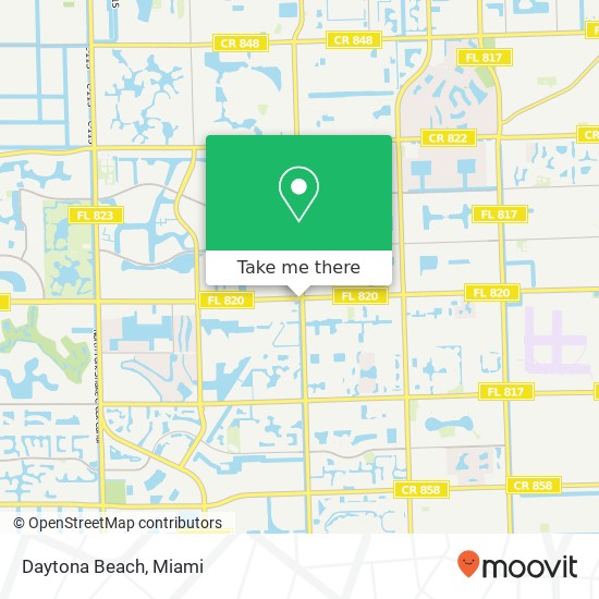 Daytona Beach map