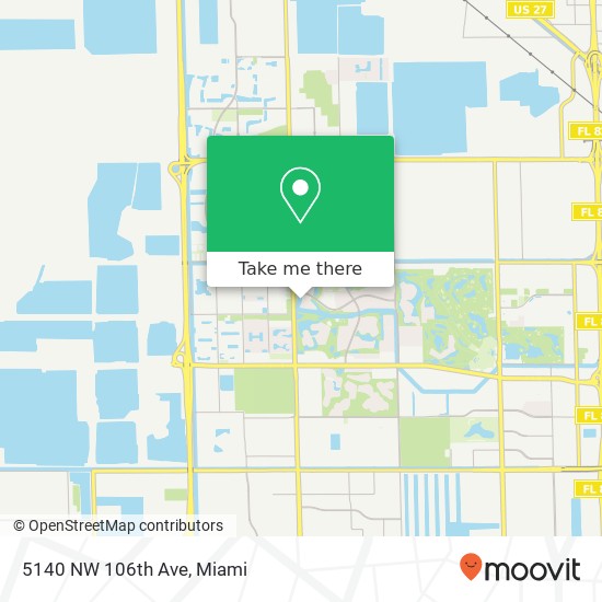 5140 NW 106th Ave map