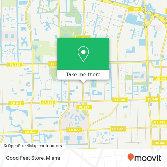 Good Feet Store map