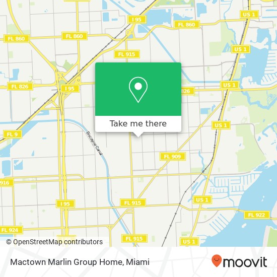 Mapa de Mactown Marlin Group Home