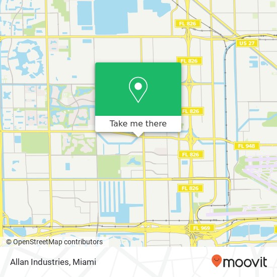Allan Industries map