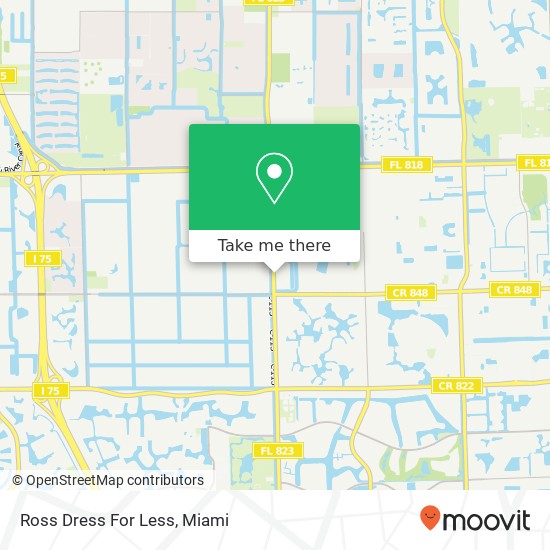 Mapa de Ross Dress For Less