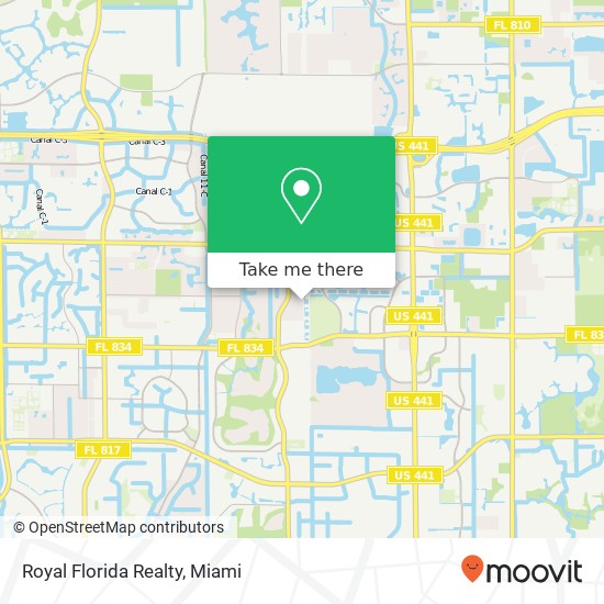 Royal Florida Realty map