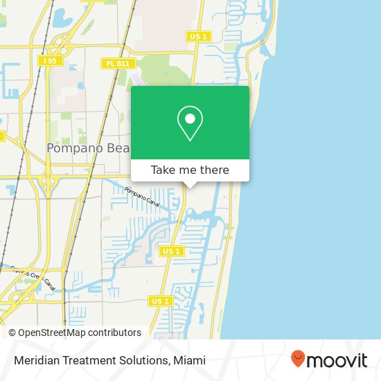 Meridian Treatment Solutions map