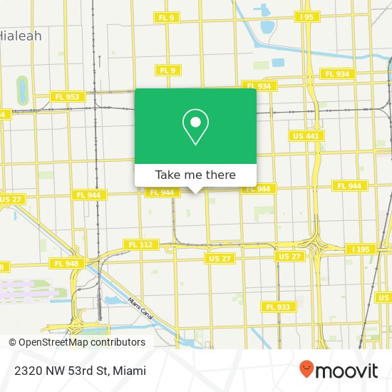 2320 NW 53rd St map