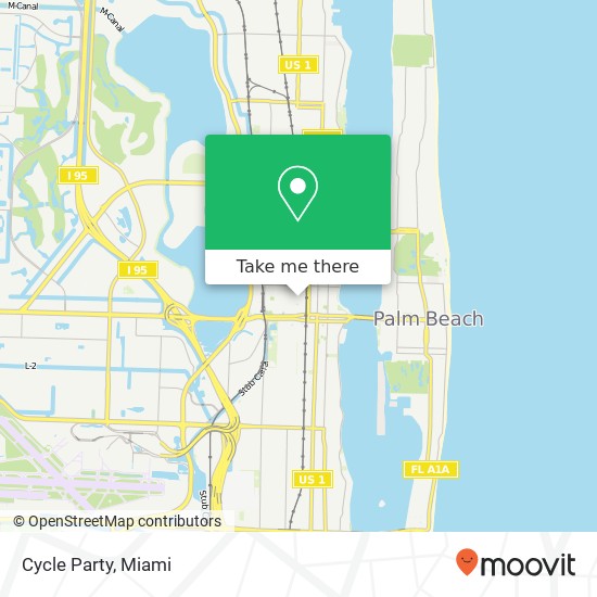 Cycle Party map