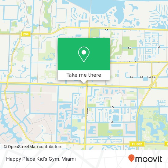 Happy Place Kid's Gym map