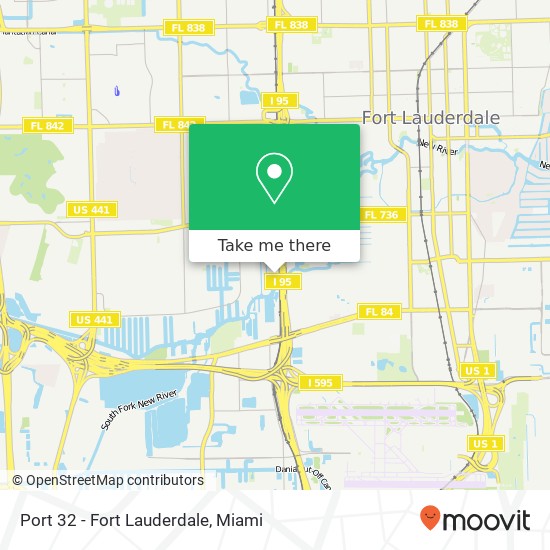 Port 32 - Fort Lauderdale map