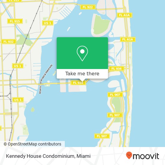 Mapa de Kennedy House Condominium
