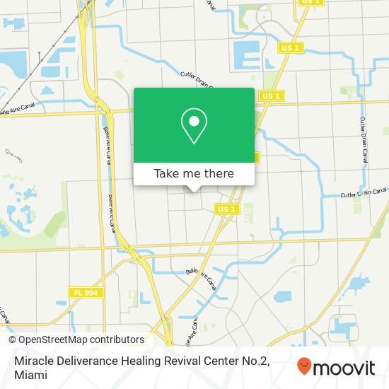 Mapa de Miracle Deliverance Healing Revival Center No.2