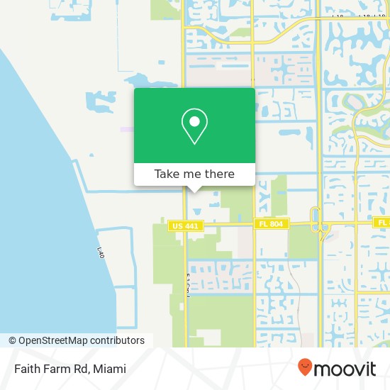 Faith Farm Rd map