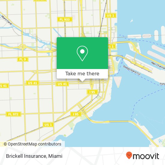 Mapa de Brickell Insurance