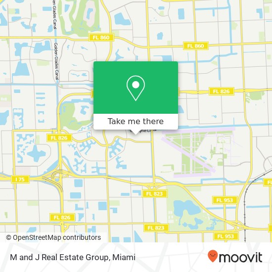 M and J Real Estate Group map