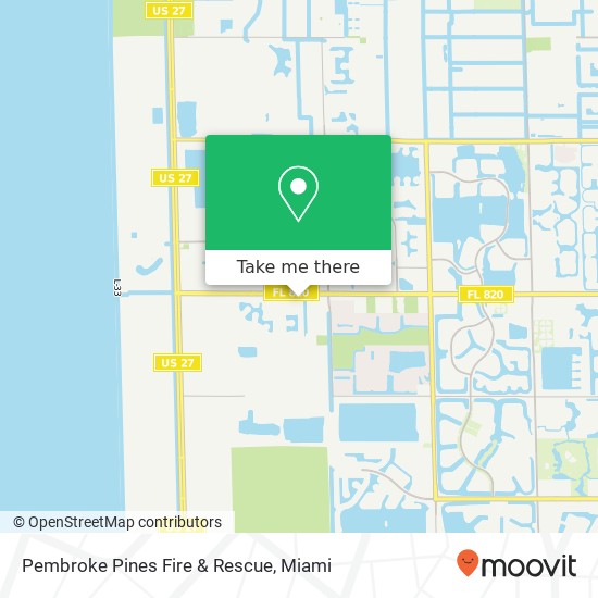 Pembroke Pines Fire & Rescue map