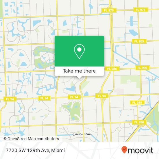 7720 SW 129th Ave map