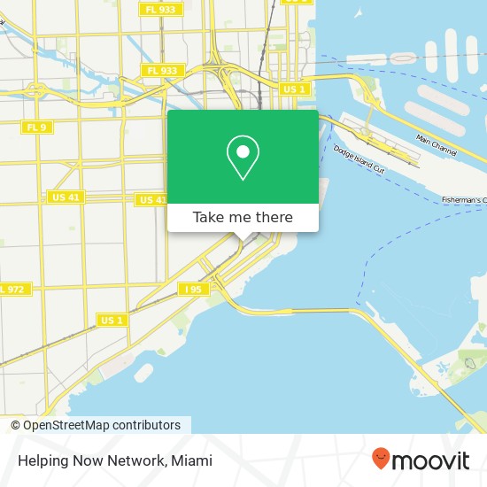 Mapa de Helping Now Network