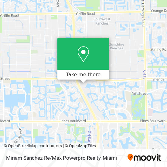 Miriam Sanchez-Re / Max Powerpro Realty map