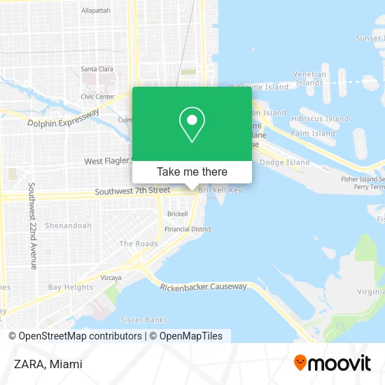 ZARA map