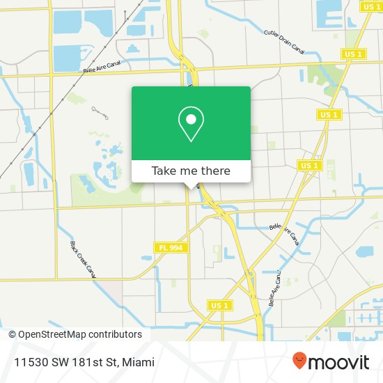 11530 SW 181st St map