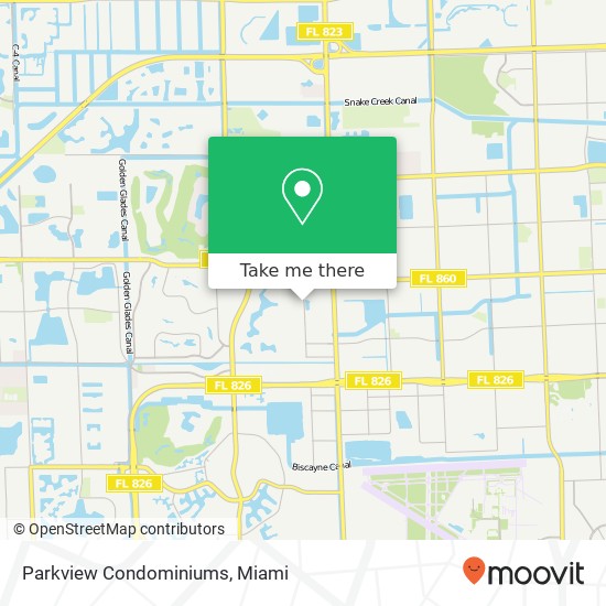 Mapa de Parkview Condominiums