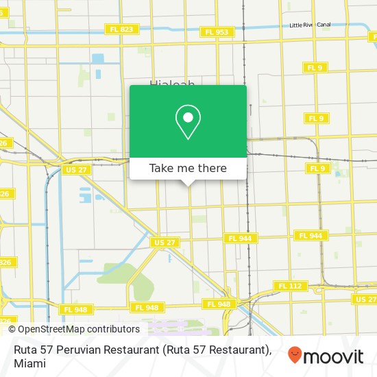 Ruta 57 Peruvian Restaurant map