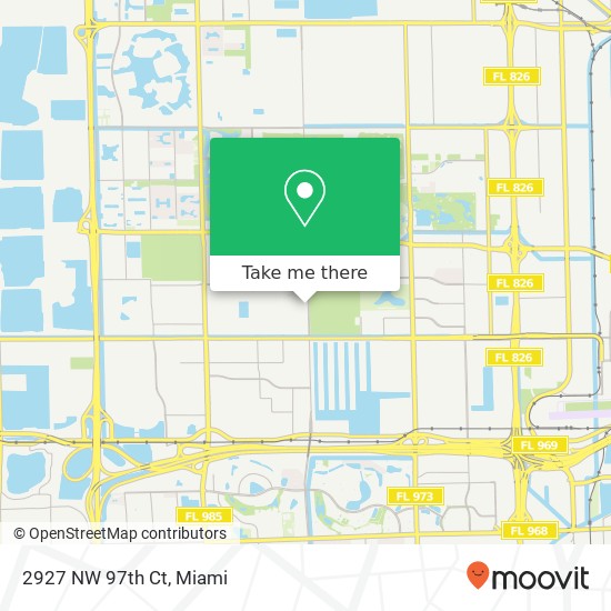 2927 NW 97th Ct map