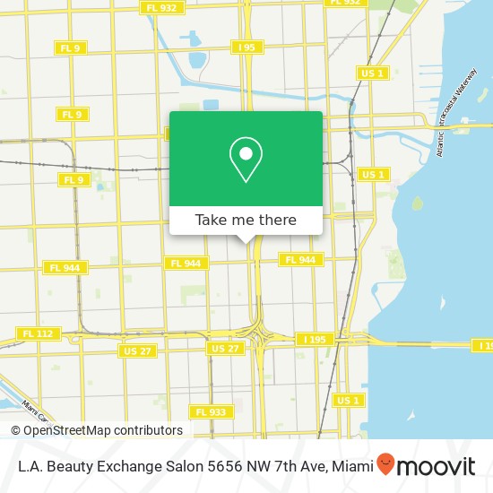 L.A. Beauty Exchange Salon 5656 NW 7th Ave map