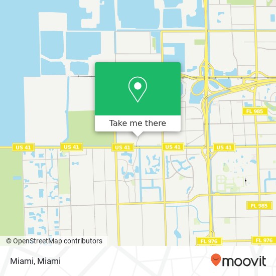 Mapa de Miami