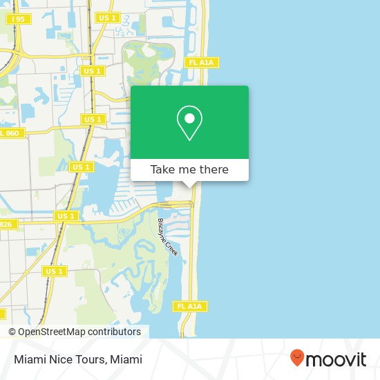 Miami Nice Tours map