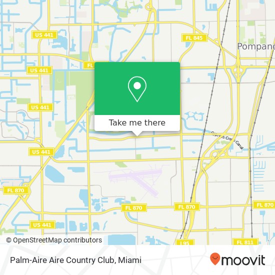 Mapa de Palm-Aire Aire Country Club