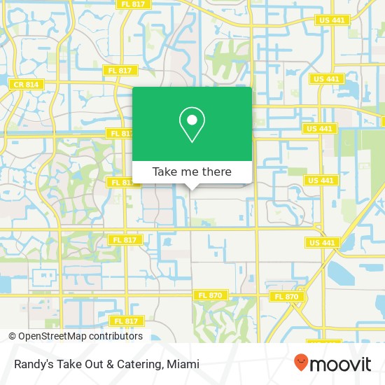 Mapa de Randy's Take Out & Catering