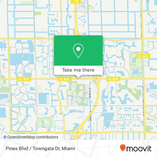 Pines Blvd / Towngate Dr map