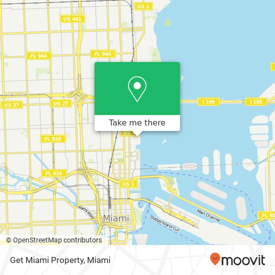 Mapa de Get Miami Property