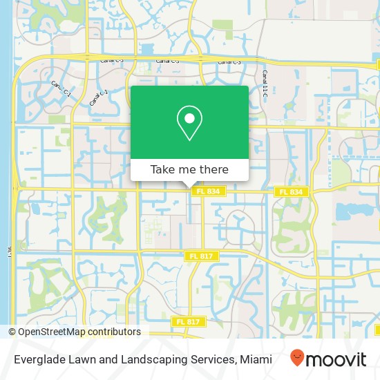 Mapa de Everglade Lawn and Landscaping Services